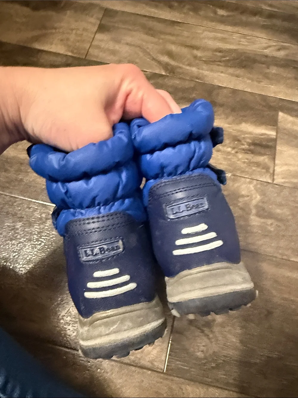 L.L. Bean Kids Blue Winter Boots